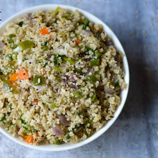 Bajra upma with veggies