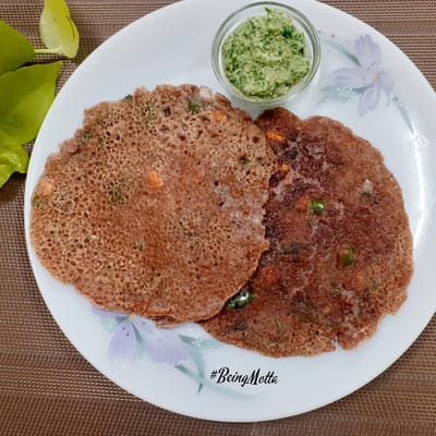 Ragi veggies chilla