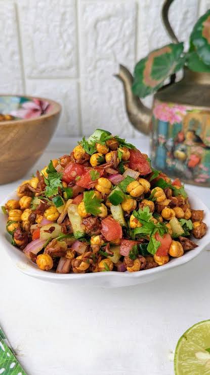 Roasted chana chaat