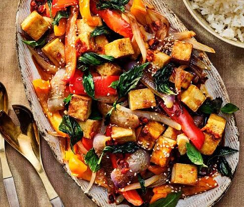 Tofu capsicum stir fry e1751359023152